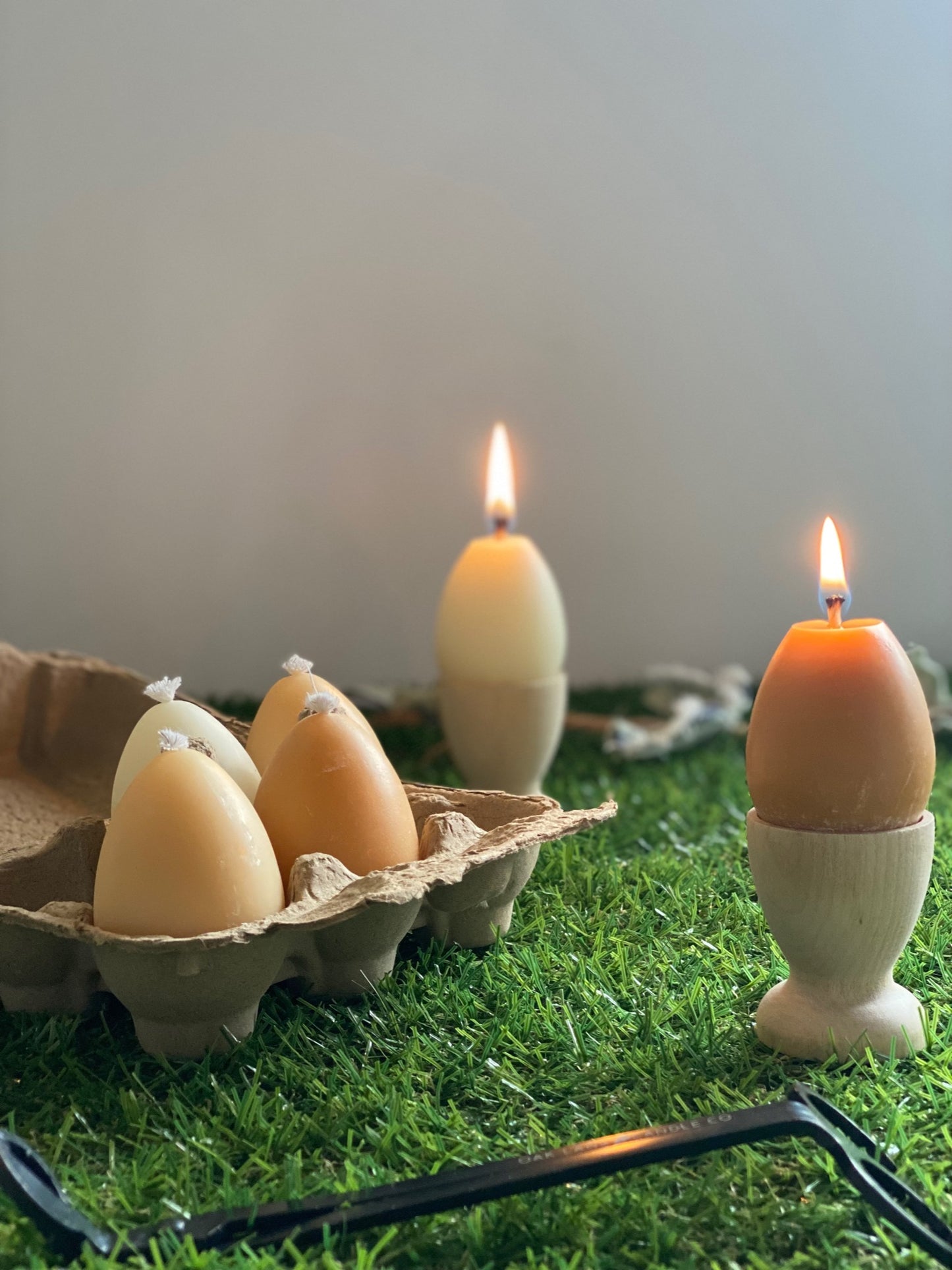 Egg Carton Candles, 6 count