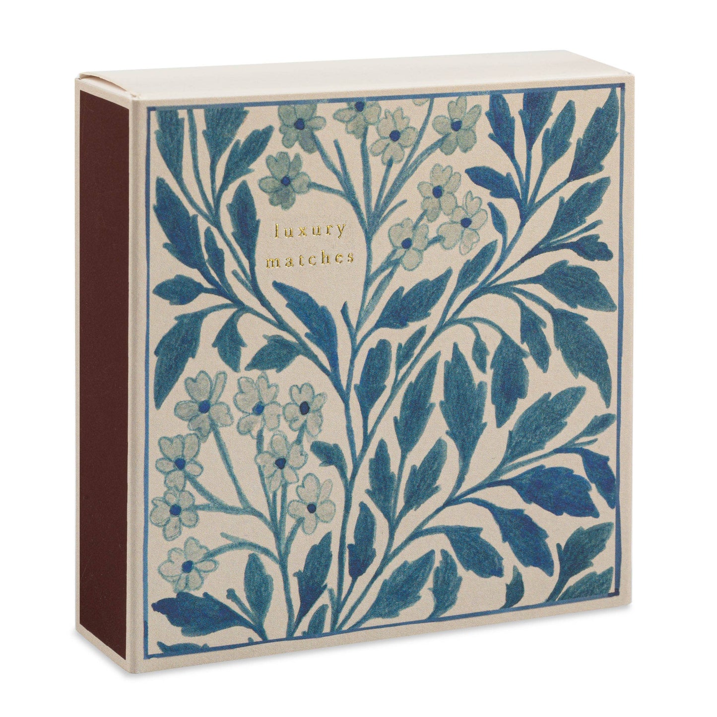 Blue Floral  | Square - Safety Matches
