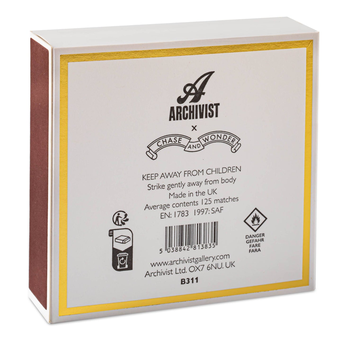 Fireside | Square - Christmas Safety Matches🎄