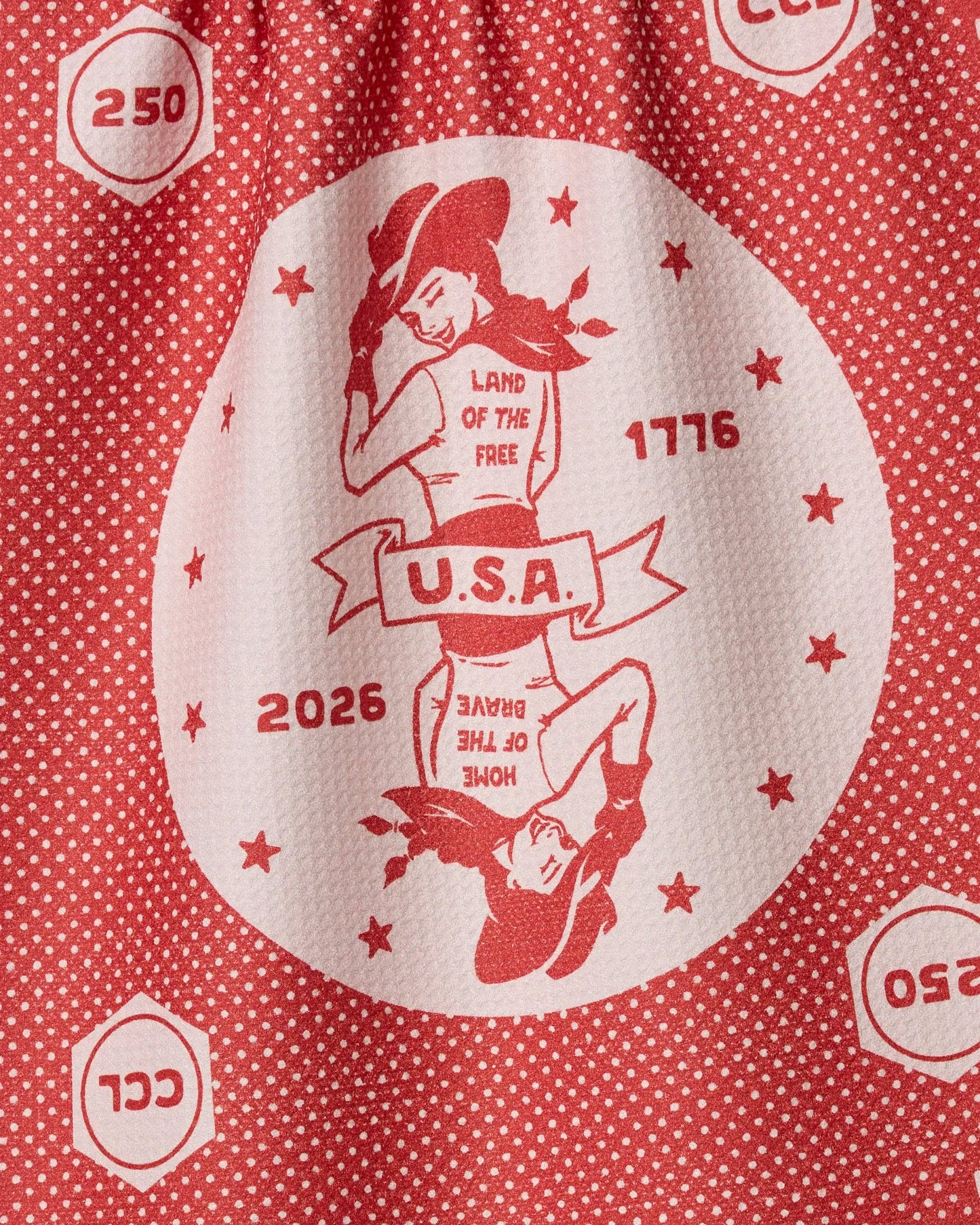 USA Cowgirl Tea Towel