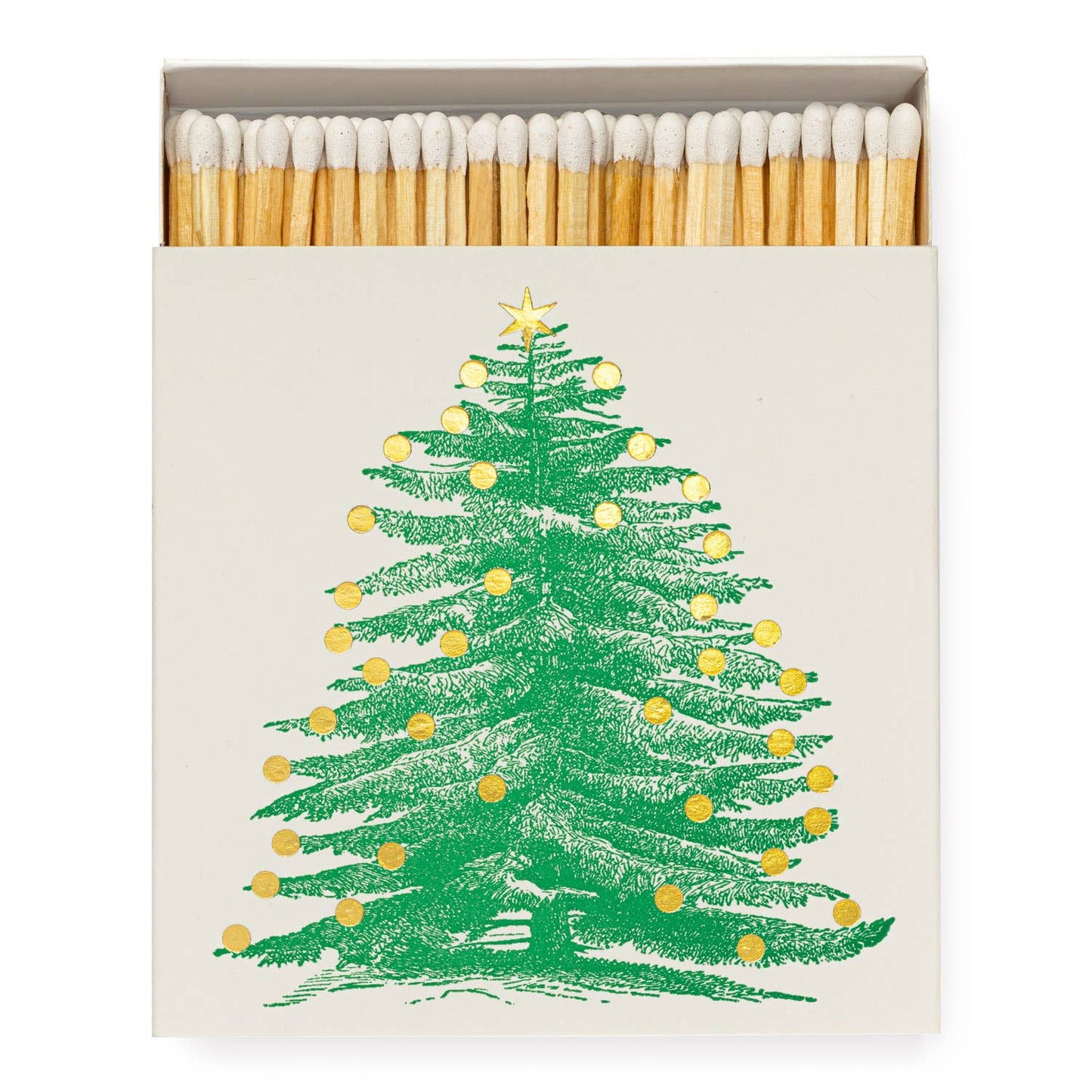 Christmas Tree | Square - Christmas Safety Matches🎄