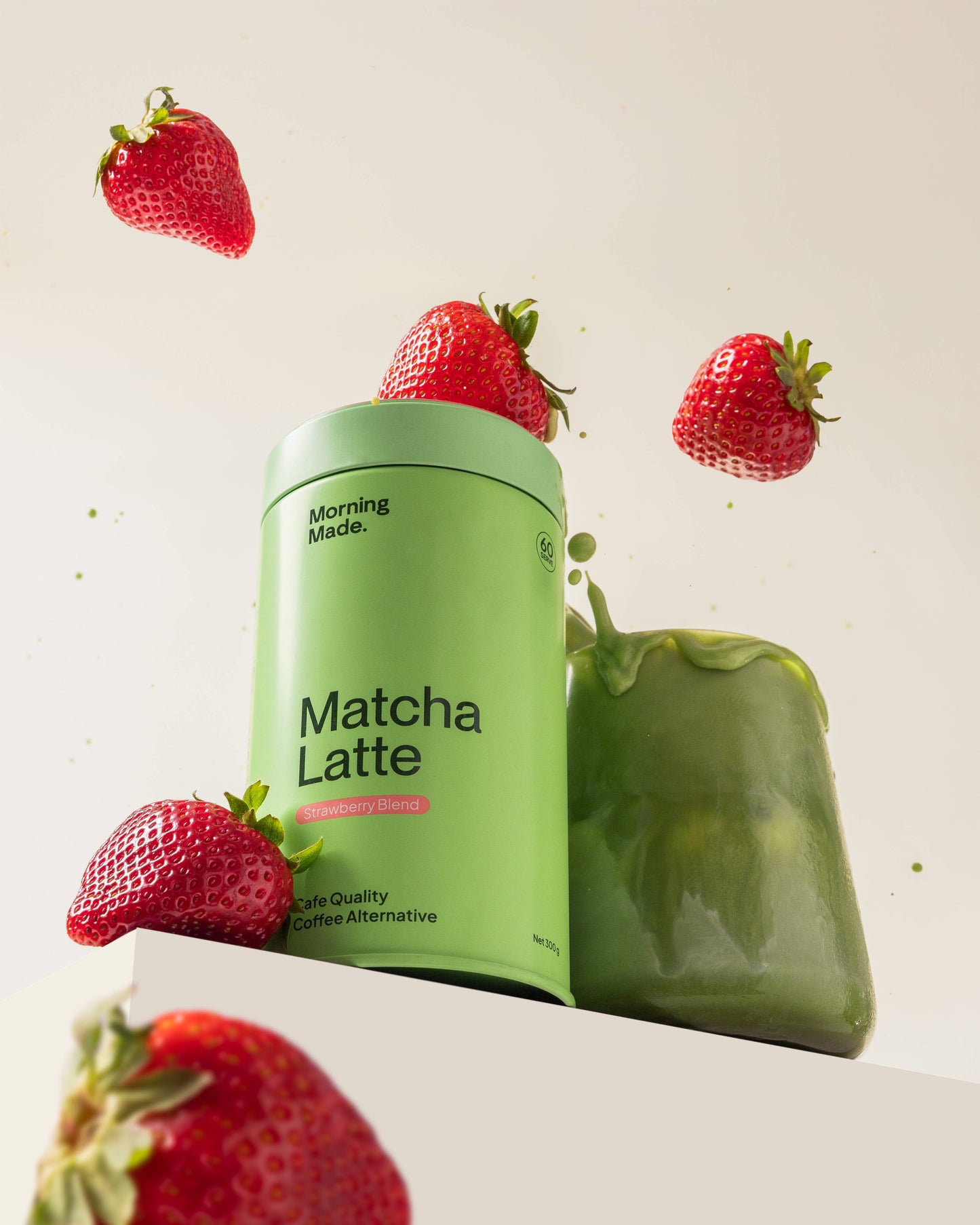 Strawberry Matcha Latté