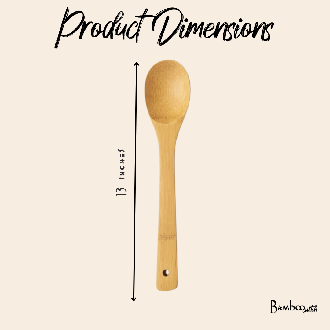 Bamboo Kitchen Square Spatula