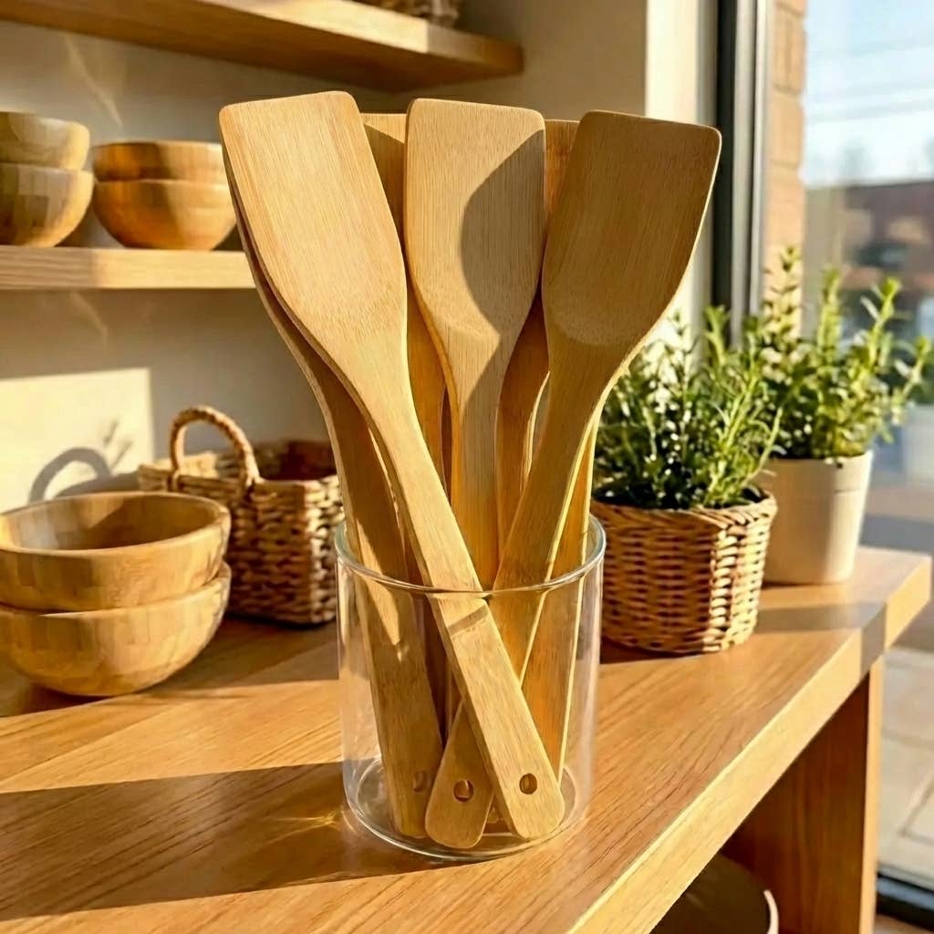 Bamboo Kitchen Square Spatula