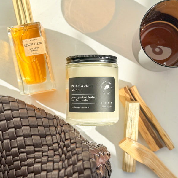 Patchouli + Amber – Oak Lane Candle Co.