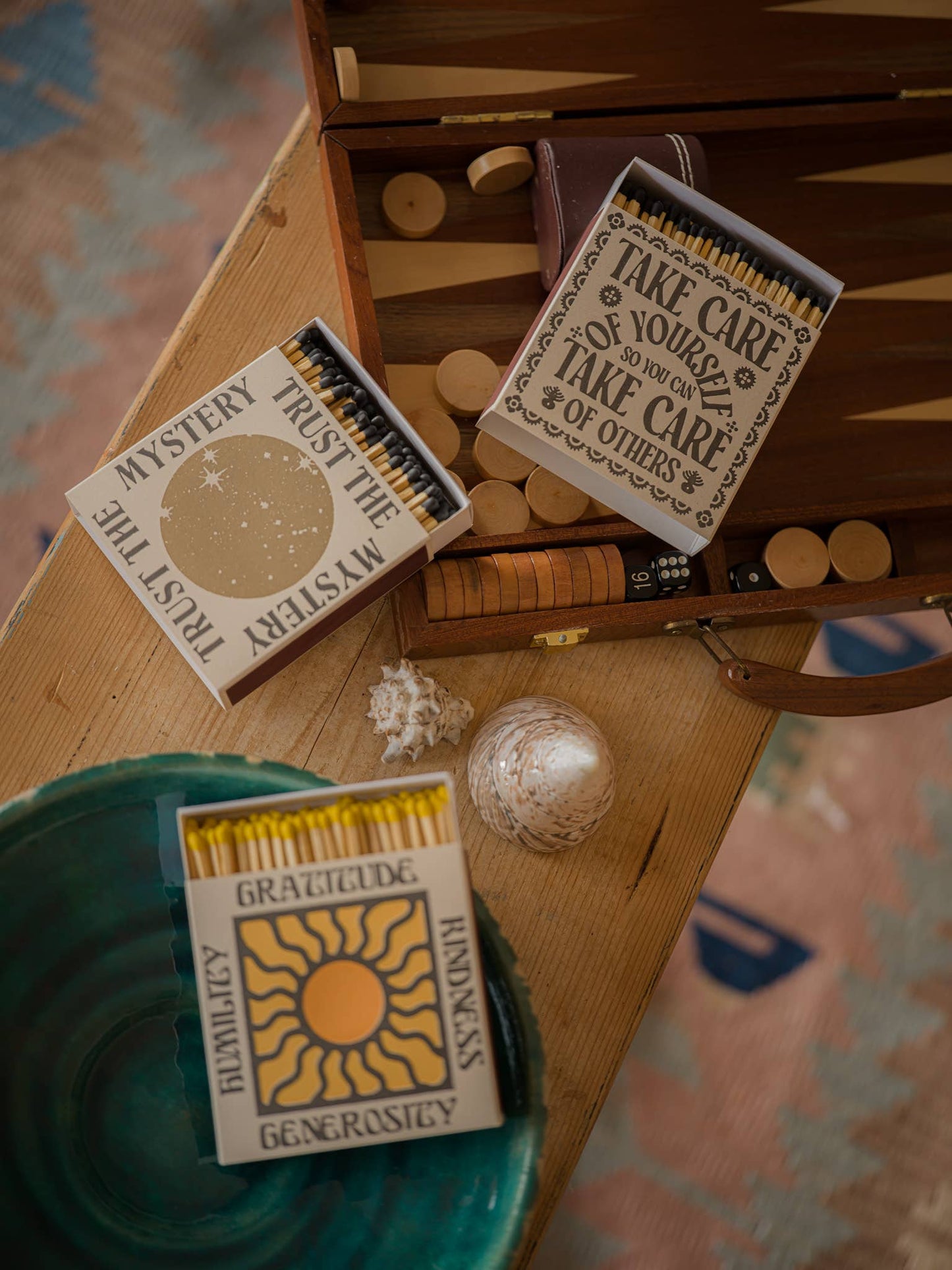 Take Care of Yourself Matches | Square - Safety Matches
