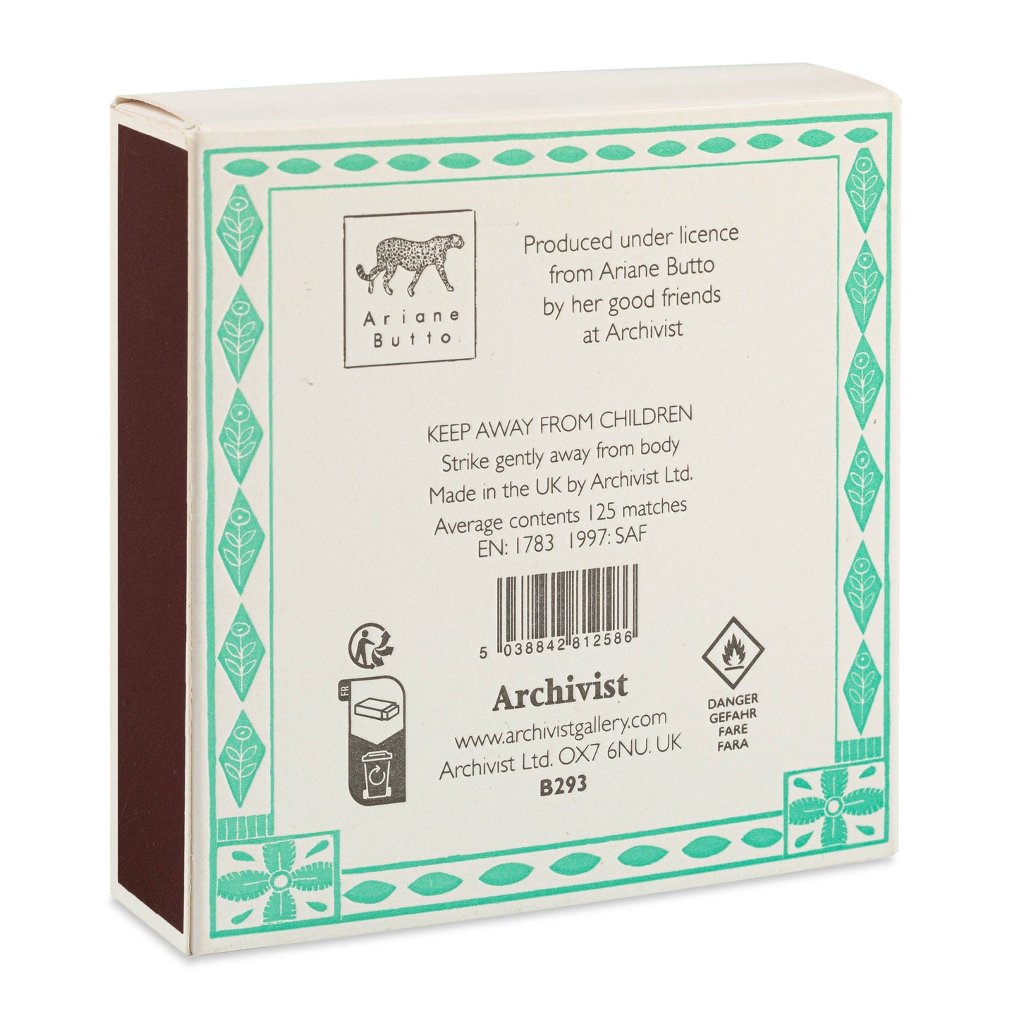 Birdy Stamp | Square - Safety Matches