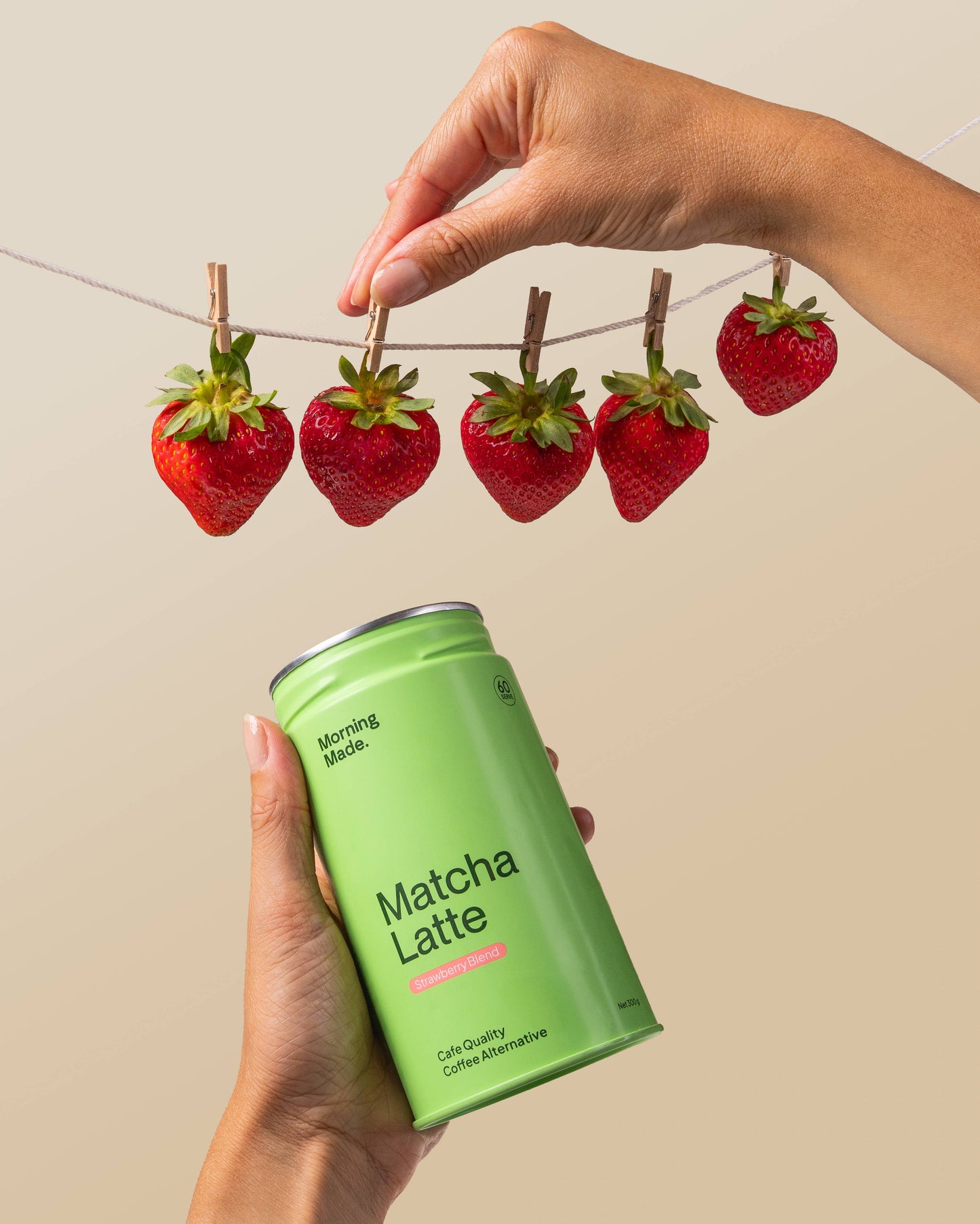 Strawberry Matcha Latté