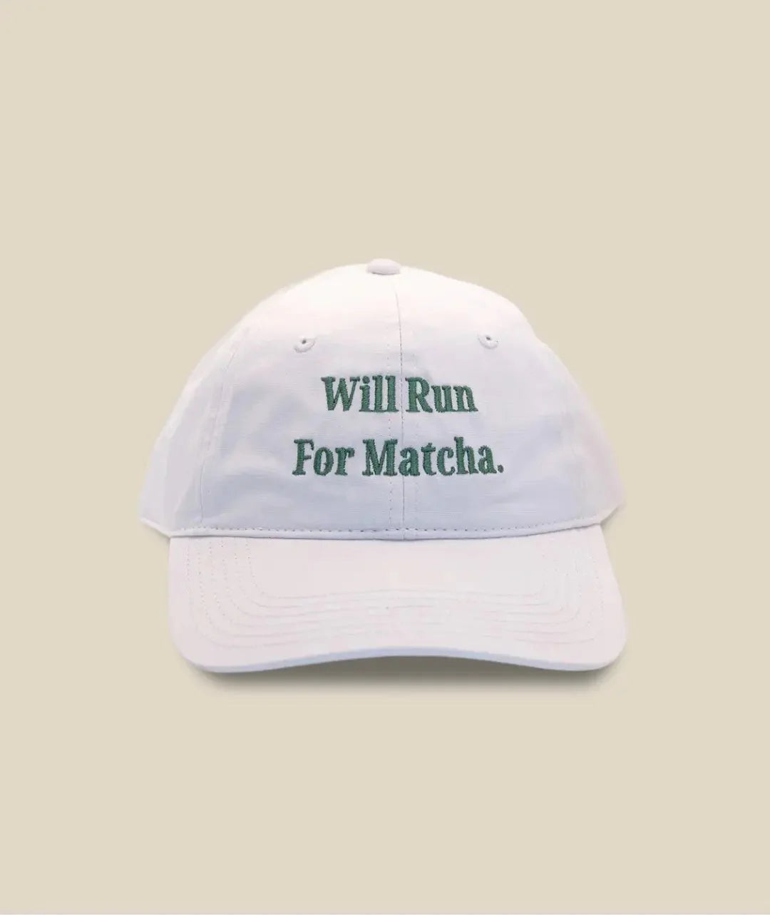 Will Run for Matcha Cap
